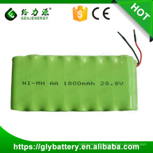 Paquet de batterie de 1800mAh 28.8V NI-MH aa pour l&#39;aspirateur